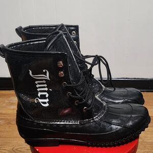 Juicy Couture Teena Rain Boots Sz 11